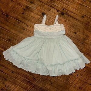 Well Dressed Wolf light green lace Daydream size 6 babydoll top